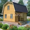 Проект дома из бруса - 6х7 - «Старый Городок» - 65 м² - главный вид