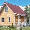 Проект дома из бруса - 6х7 - «Серпухов» - 67 м² - главный вид