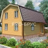 Проект дома из бруса - 7х8 - «Кузнецово» - 84 м² - главный вид