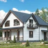 Проект дома из бруса - 10х12 - «Орехово-Зуево» - 175 м² - главный вид