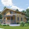 Проект дома из бруса - 9х13 - «Лыткино» - 155 м² - главный вид