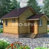 Проект бани из бруса - 5х6 - «Мисайлово» - 26 м² - главный вид