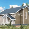 Проект дома из бруса - 11х10 - «Дзержинский» - 158 м² - главный вид