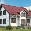 Проект дома из бруса - 10х12 - «Павловский Посад» - 159 м² - главный вид