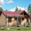 Проект дома из бруса - 7х9 - «Ступино» - 55 м² - главный вид