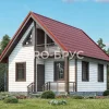 Проект дома из бруса - 6х7 - «Лыткарино» - 67 м² - главный вид
