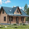 Проект дома из бруса - 8х8 - «Можайск» - 102 м² - главный вид