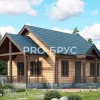 Проект дома из бруса - 9х11 - «Пущино» - 100 м² - главный вид