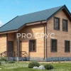 Проект дома из бруса - 6х8 - «Королёв» - 80 м² - главный вид