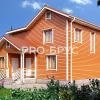 Проект дома из бруса - 10х11 - «Кубинка» - 164 м² - главный вид