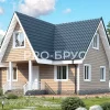 Проект дома из бруса - 8х9 - «Лосино-Петровский» - 103 м² - главный вид