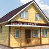Проект дома из бруса - 7х8 - «Лесной Городок» - 97 м² - главный вид
