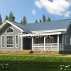 Проект дома из бруса - 9х10 - «Монино» - 82 м² - главный вид