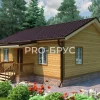 Проект дома из бруса - 9х9 - «Развилка» - 76 м² - главный вид